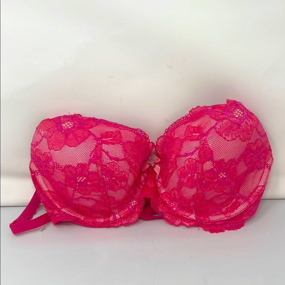 Victoria’s Secret Pink Lace Bra Size 32DD 32E